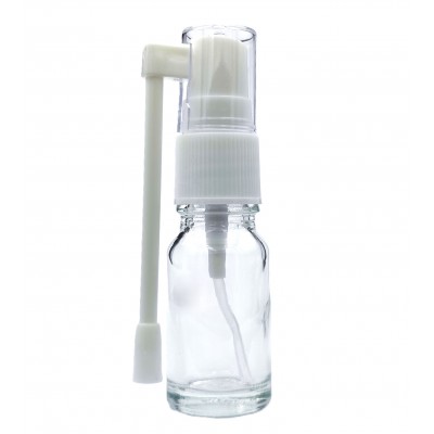 Butelka szklana z atomizerem do gardła spray 10ml