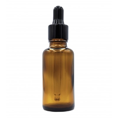 Butelka buteleczka szklana brązowa z PIPETĄ 30ml